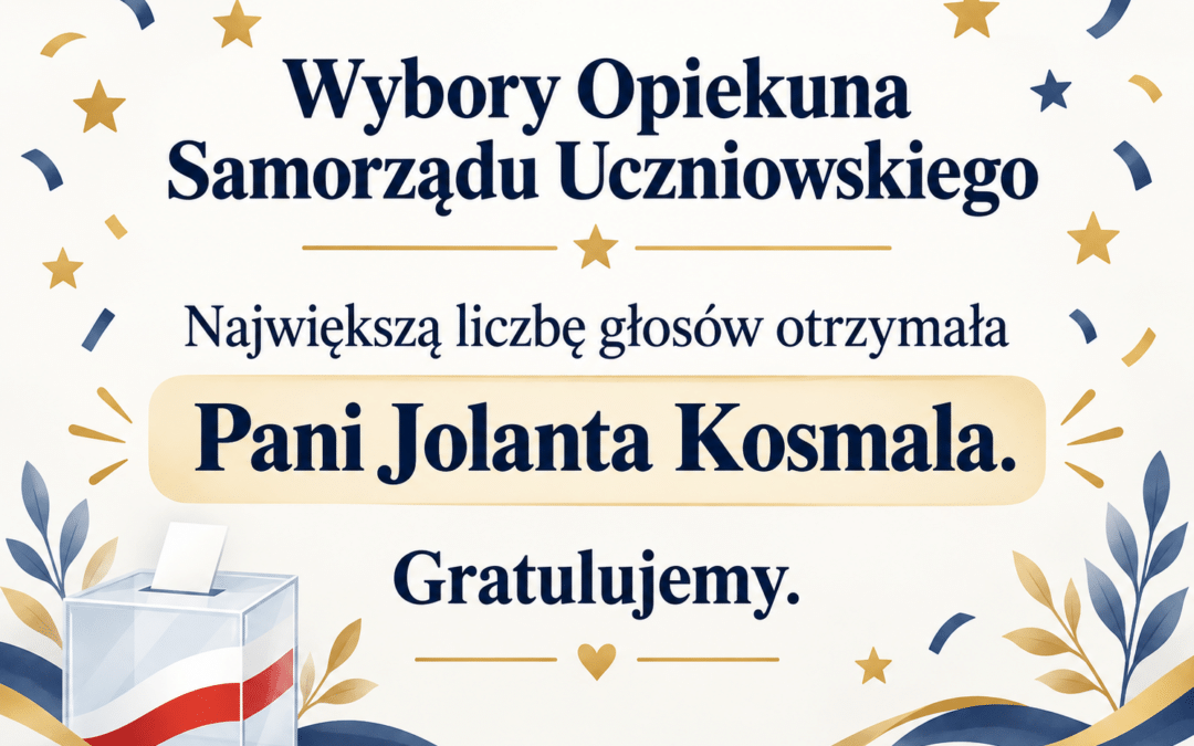 Opiekun Samorządu wybrany