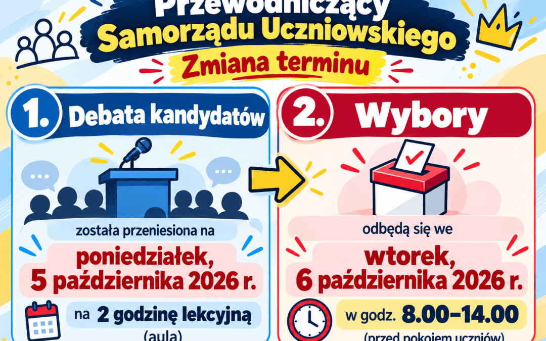 Wybory przewodniczącego SU – zmiana terminu